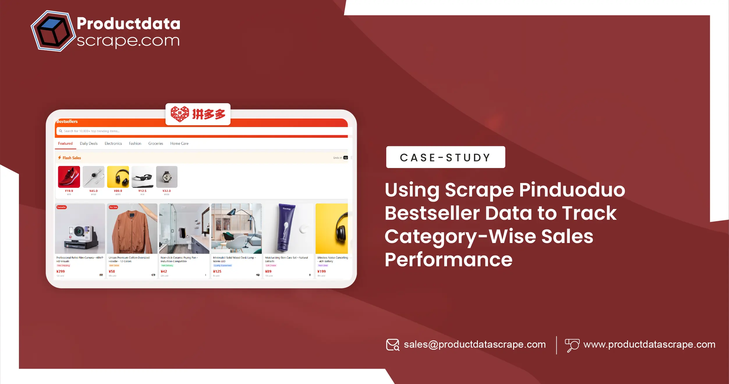 Using Scrape Pinduoduo Bestseller Data to Track Category-Wise Sales Performance